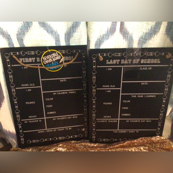 SCHOOL MEMORY CHALKBOARD NWT - Picture 1 of 3